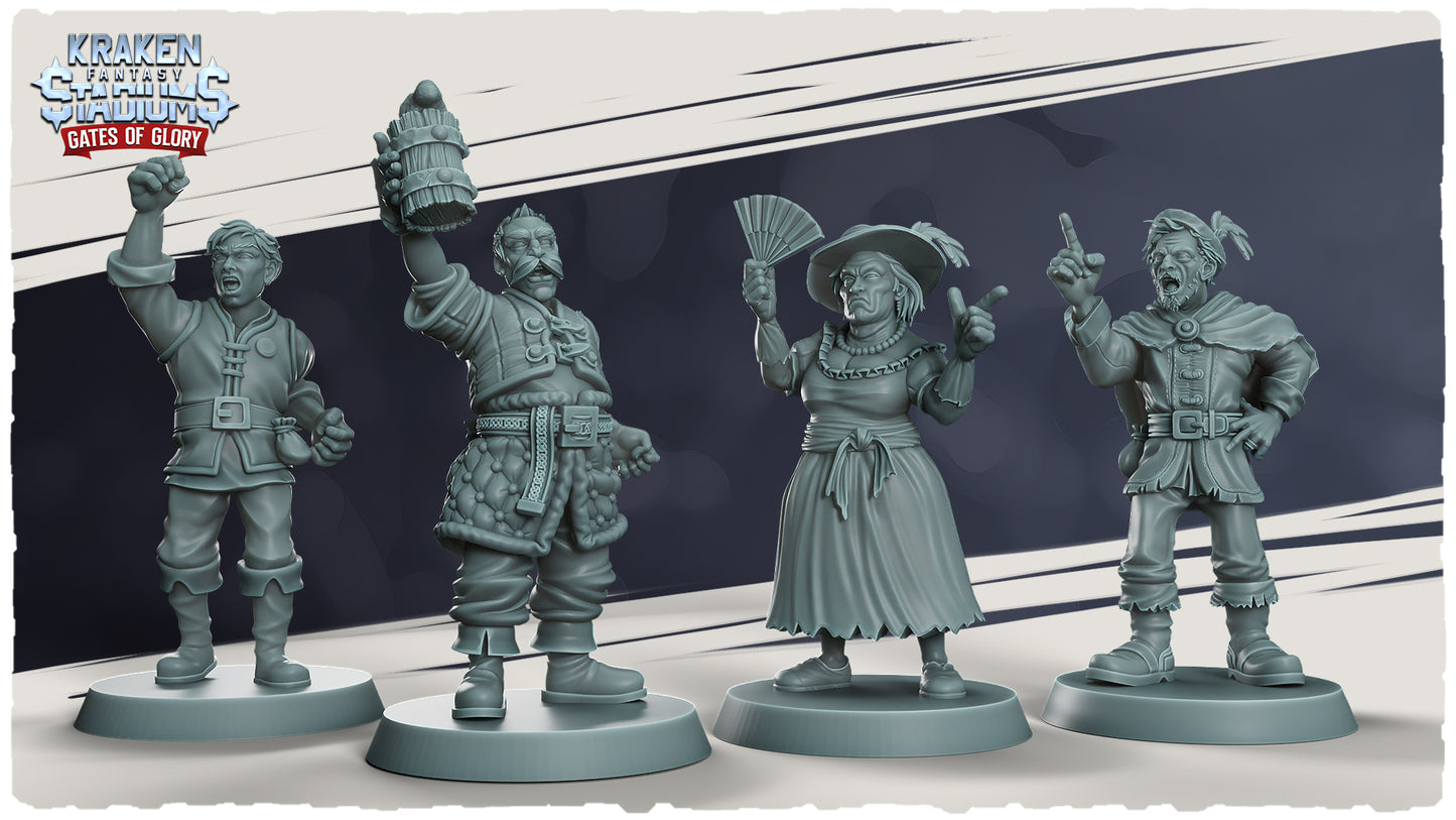 Sideline Staff & Support Crew – Fans Standing (Copy)