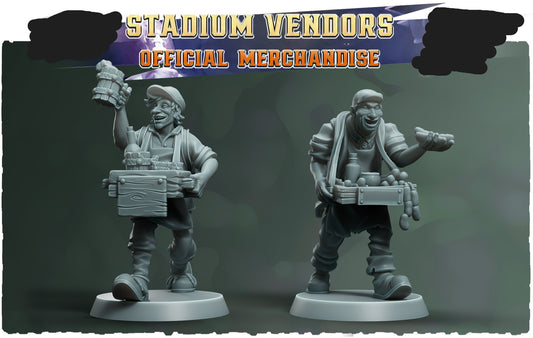 Sideline Staff & Support Crew –  Stadium Vendors