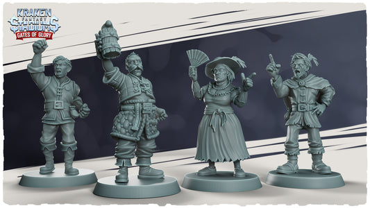 Sideline Staff & Support Crew –  Fans Standing (Copy)