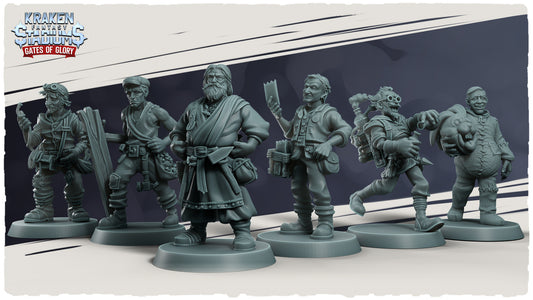 Sideline Staff & Support Crew –  Human Staff